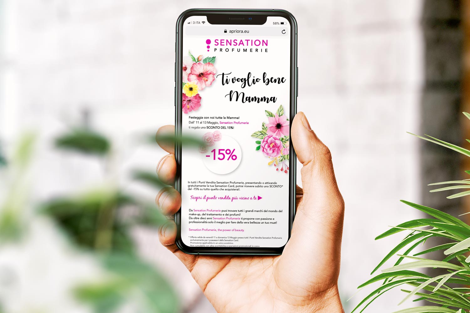 Sensation Profumerie - Mobile Marketing