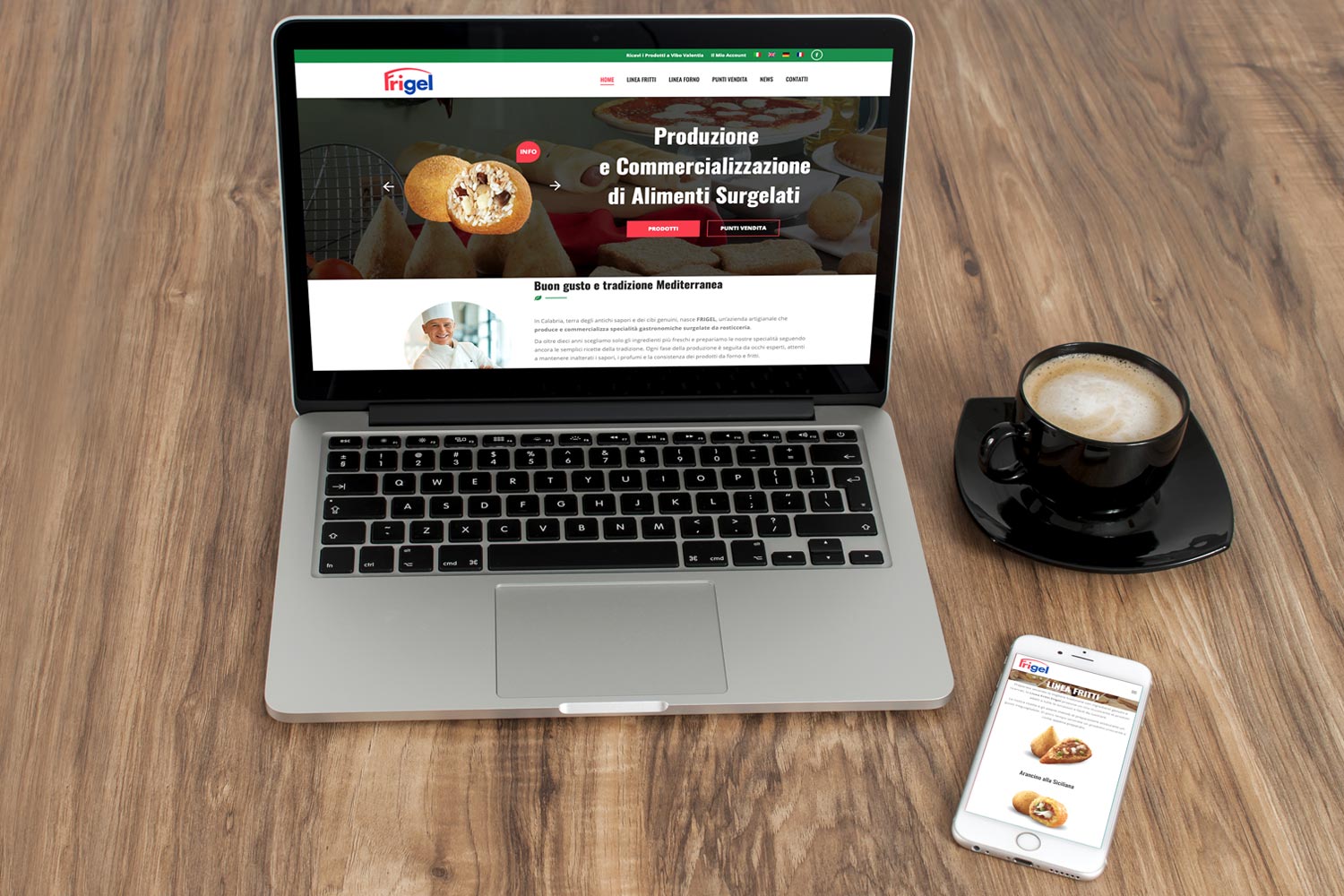 Frigel - Sito web aziendale